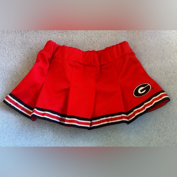 NCAA Georgia Bulldogs UGA Cheerleader Skirt Girls 12 Months - Picture 1 of 4